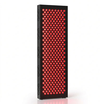 Red Light Therapy Box, 5In1 LED with 630-660-810-830-850, Metal Case, 3 Modes Red Light Panel with Soft Belt, 6 Timing Set - 9 Pulse Modes - 4-Level - Red Light Therapy Panel for Body
