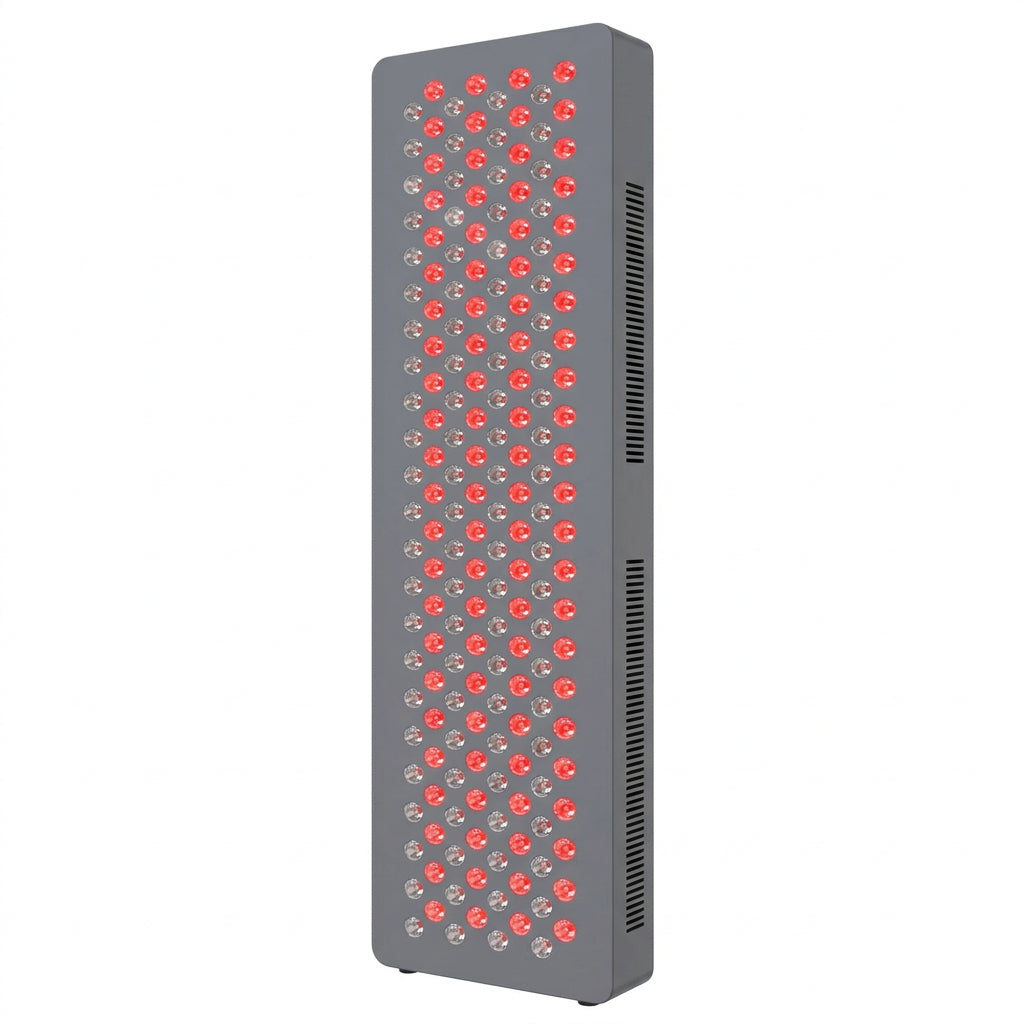 Red Light Therapy Panel, Full Body – HG1000, 660Nm Red & 850Nm near Infrared, 200 Leds, Timer & Door Hanging Kit