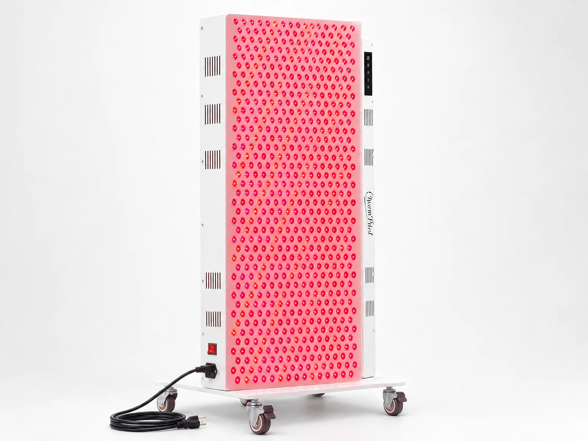 Red Light Therapy Panel Designed for Home Wellness, 580 LEDs, 7 Wavelengths, Adjustable Intensity