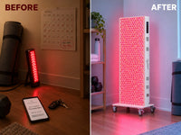 Red Light Therapy Panel Designed for Home Wellness, 580 LEDs, 7 Wavelengths, Adjustable Intensity — product view 4